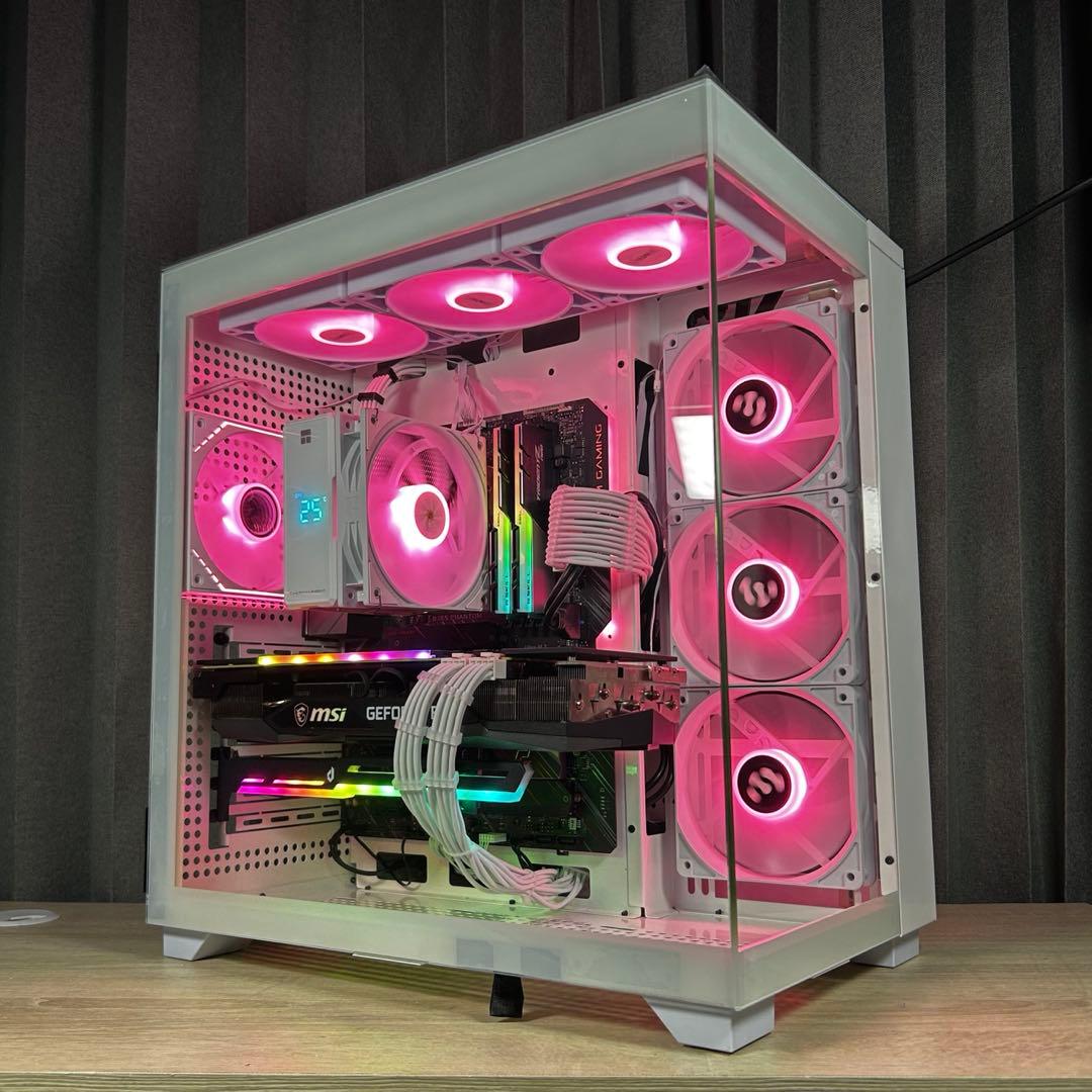 超高性能 白 ゲーミングPC RTX3070 Windows11 ワイルズ快適