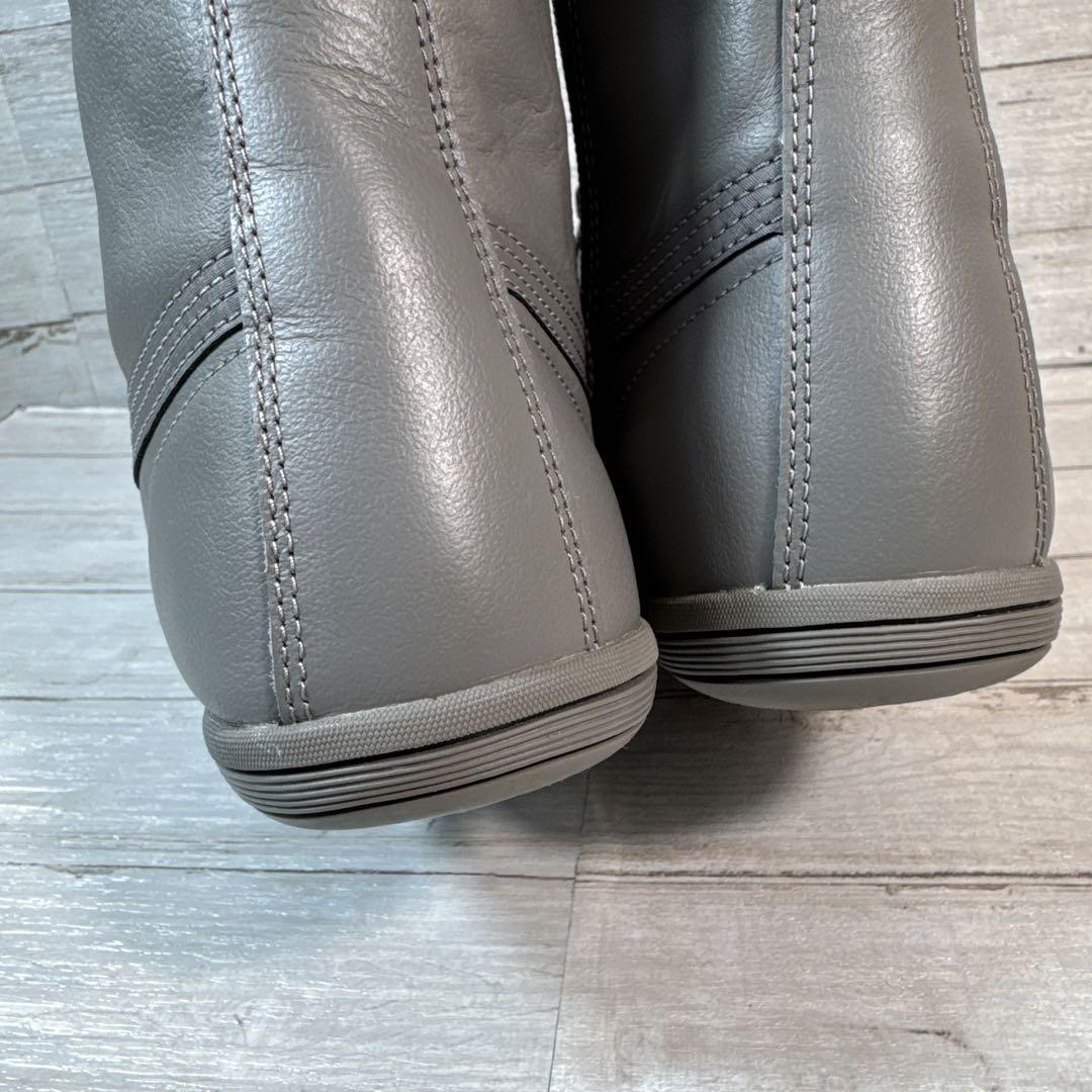 PUMA エスキーヴァベリーハイ レースアップ サイドジップ グレー　25cm