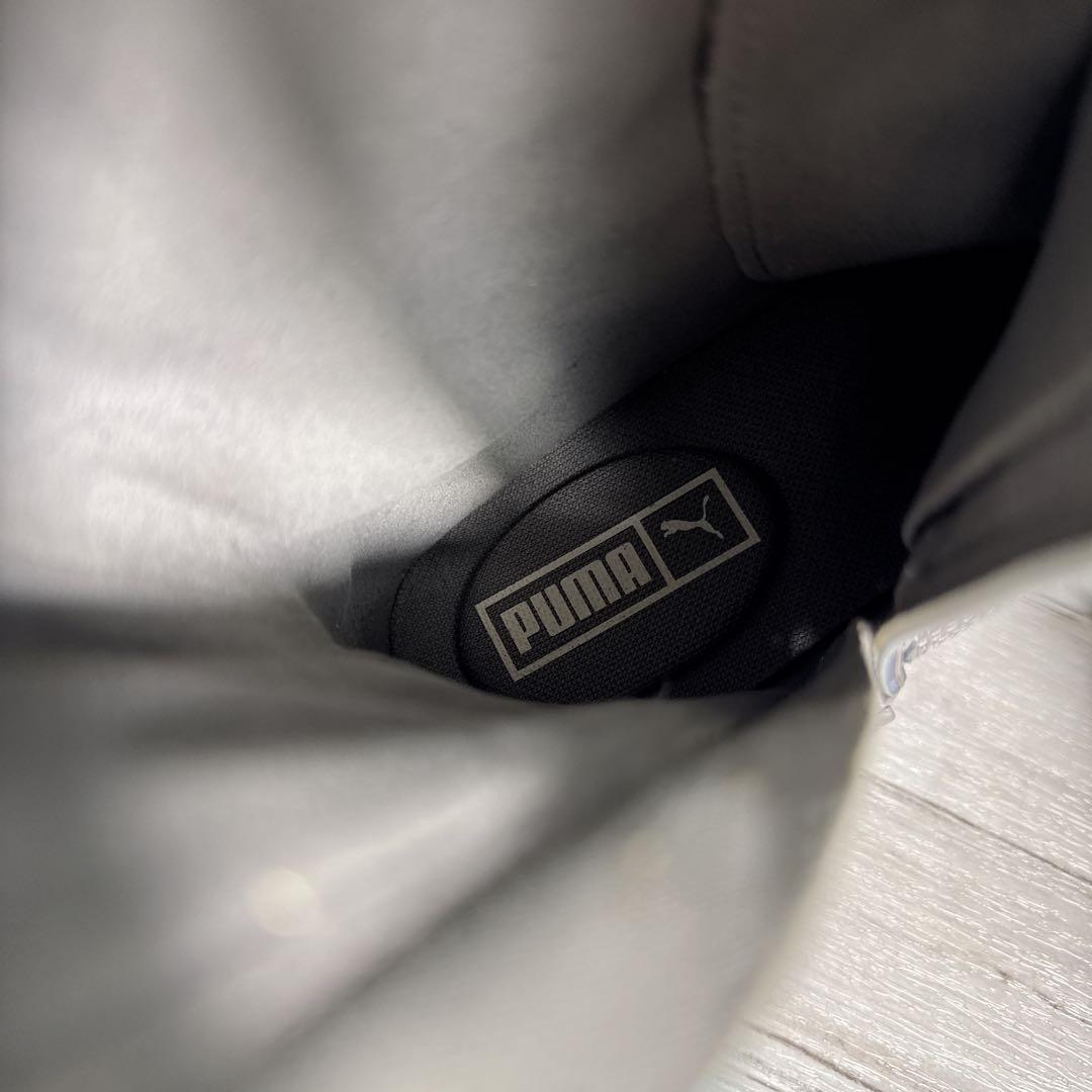 PUMA エスキーヴァベリーハイ レースアップ サイドジップ グレー　25cm