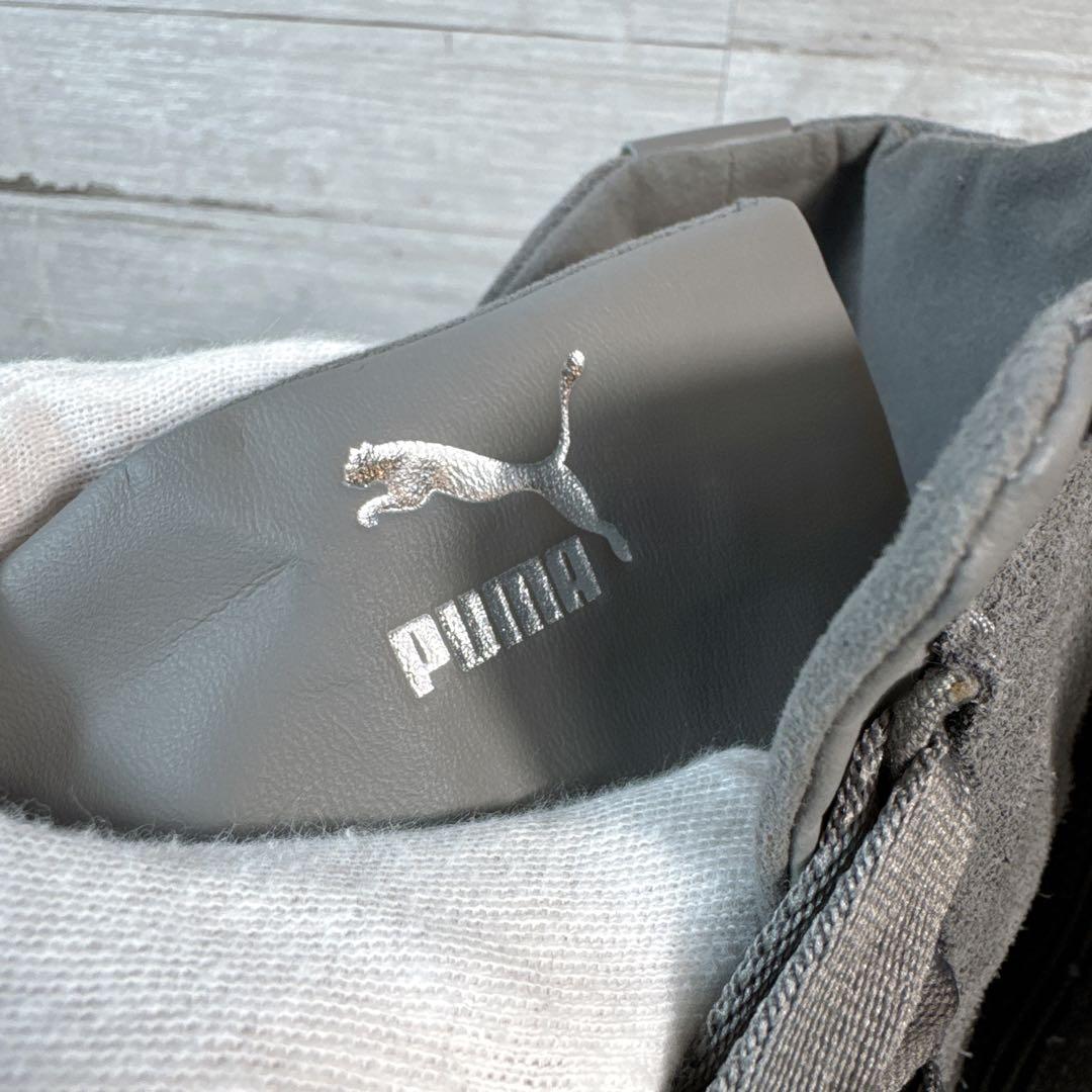 PUMA エスキーヴァベリーハイ レースアップ サイドジップ グレー　25cm