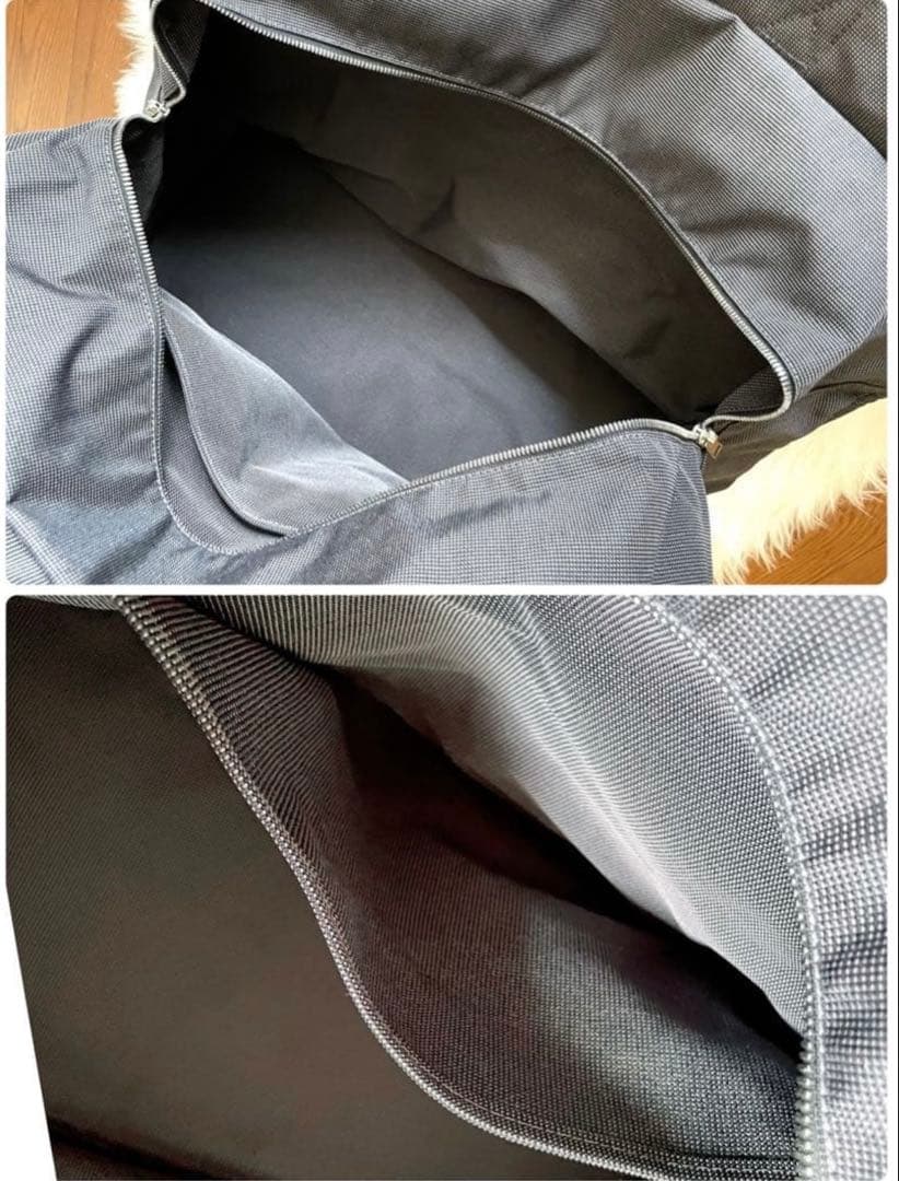 極美品　エルメス　エールラインTGMトートバッグ　特大　グレー　角スレなし