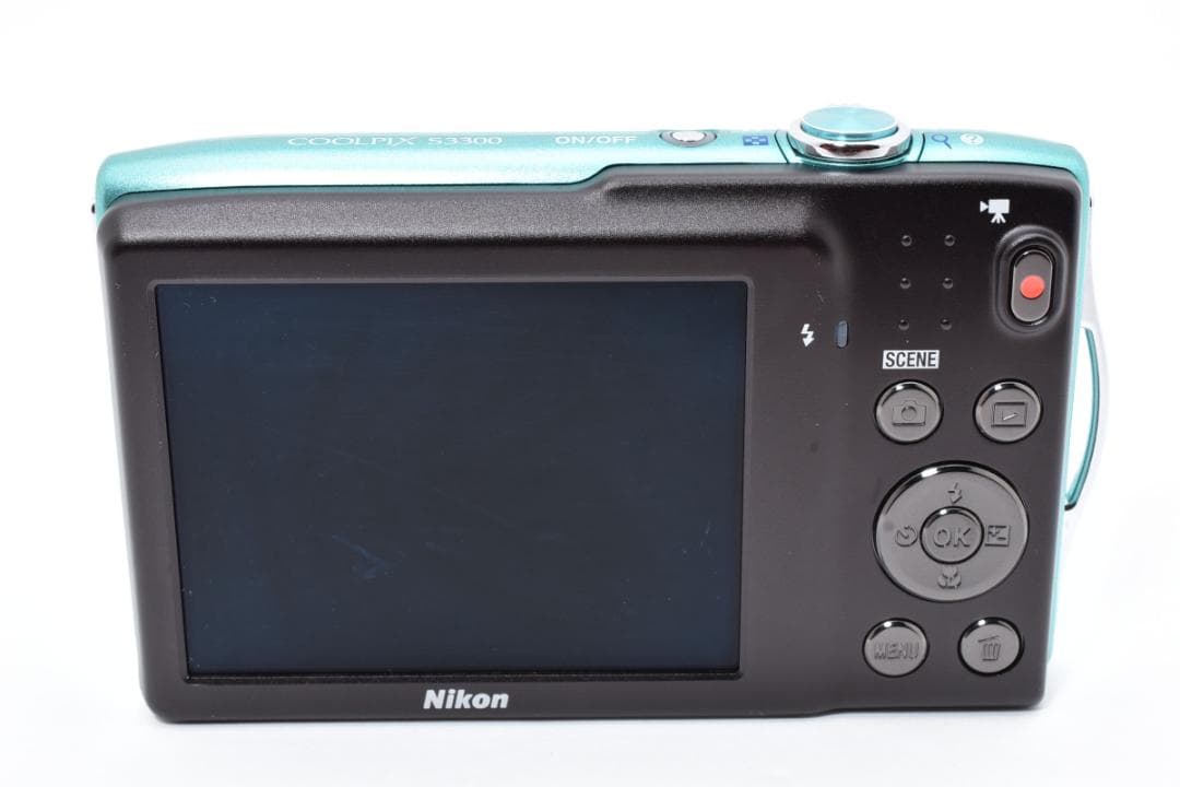 【美品】Nikon COOLPIX S3300 グリーン　動作確認済