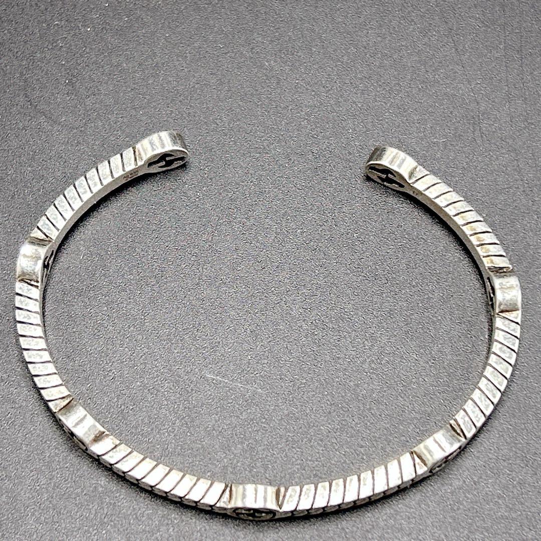 GUCCI グッチ Gロゴ インターロッキング ブレスレット バングル