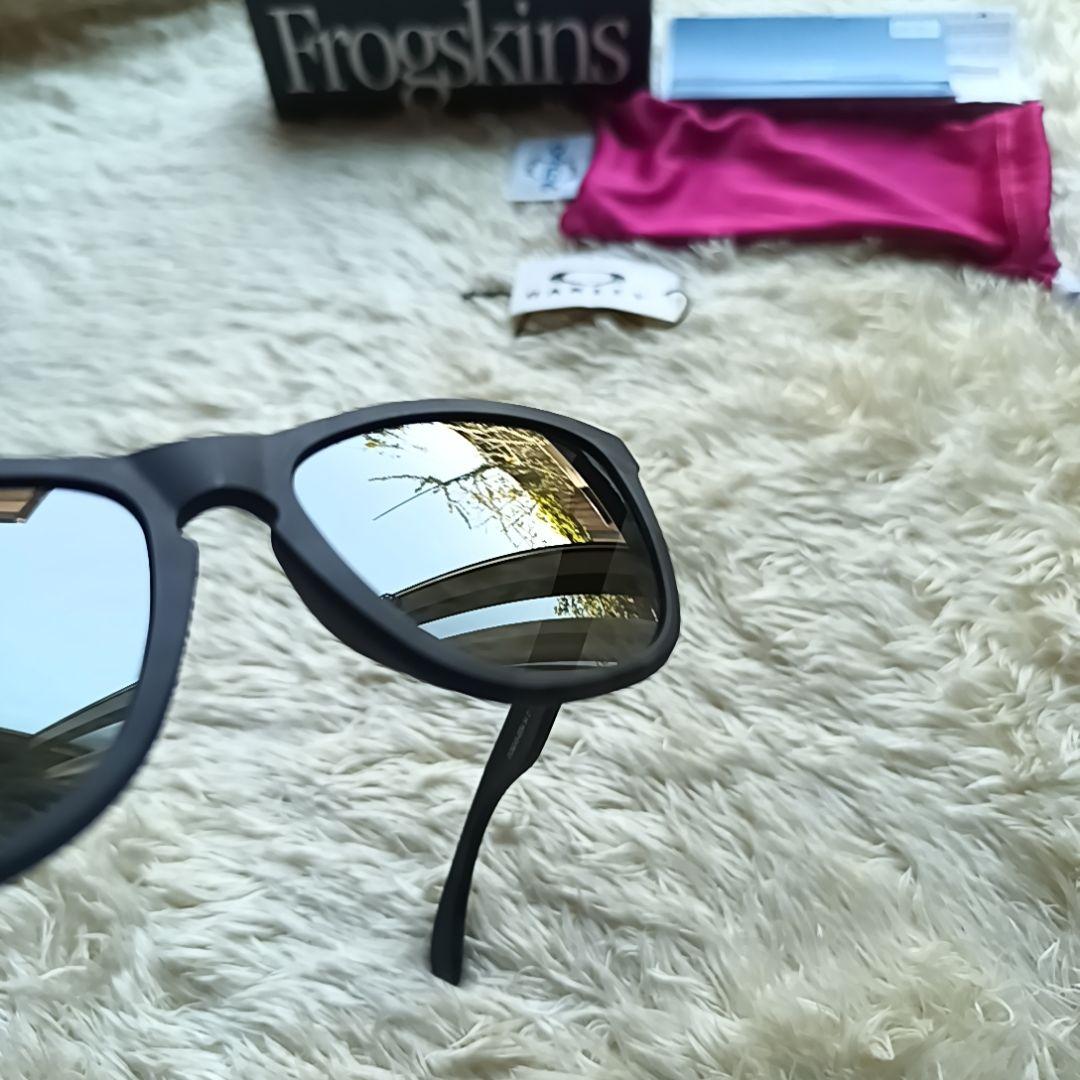 極美品　OAKLEY　FrogSkins(A)　MATTE BLACK CAMO