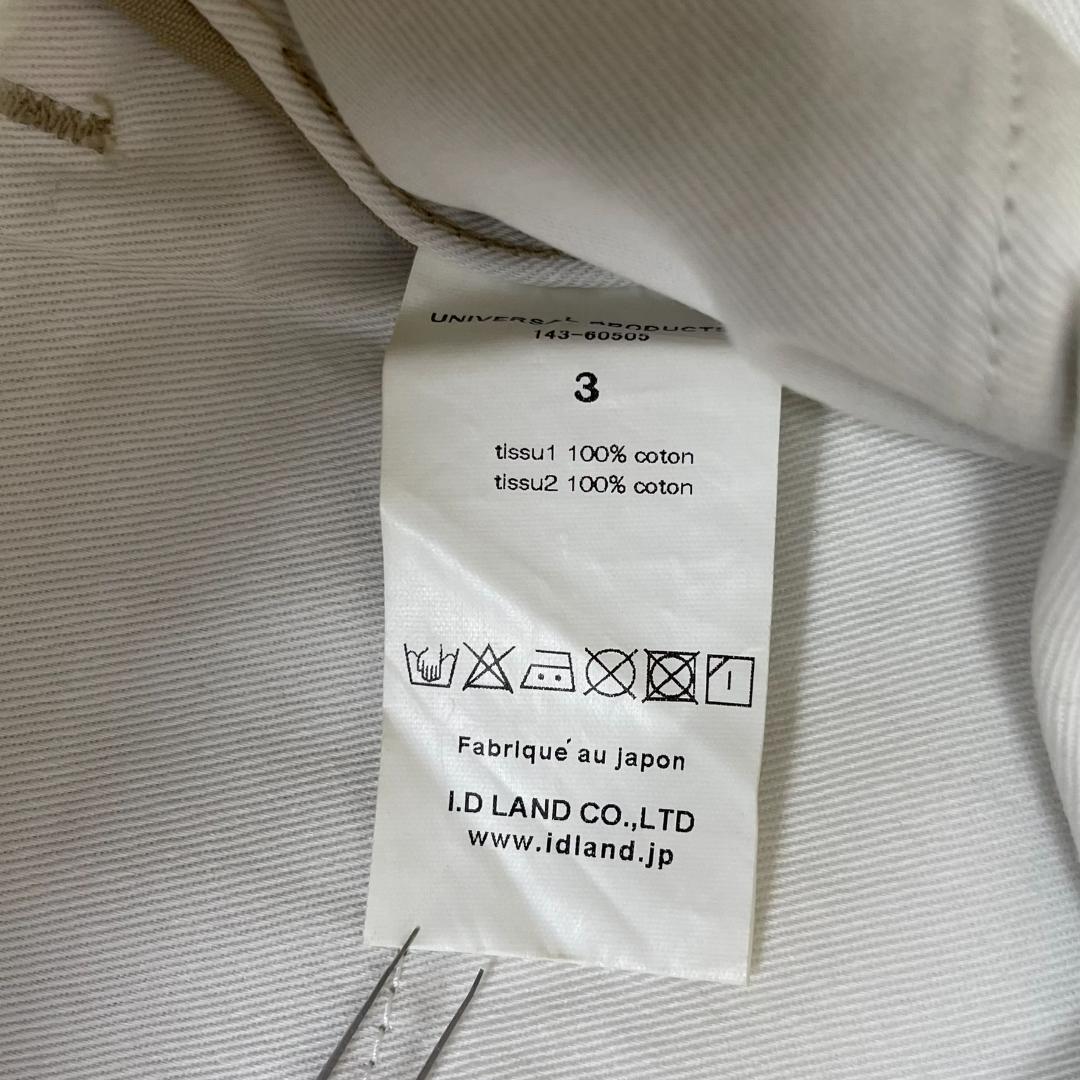 新品☆UNIVERSAL PRODUCTS テーパード チノ パンツ チノパン