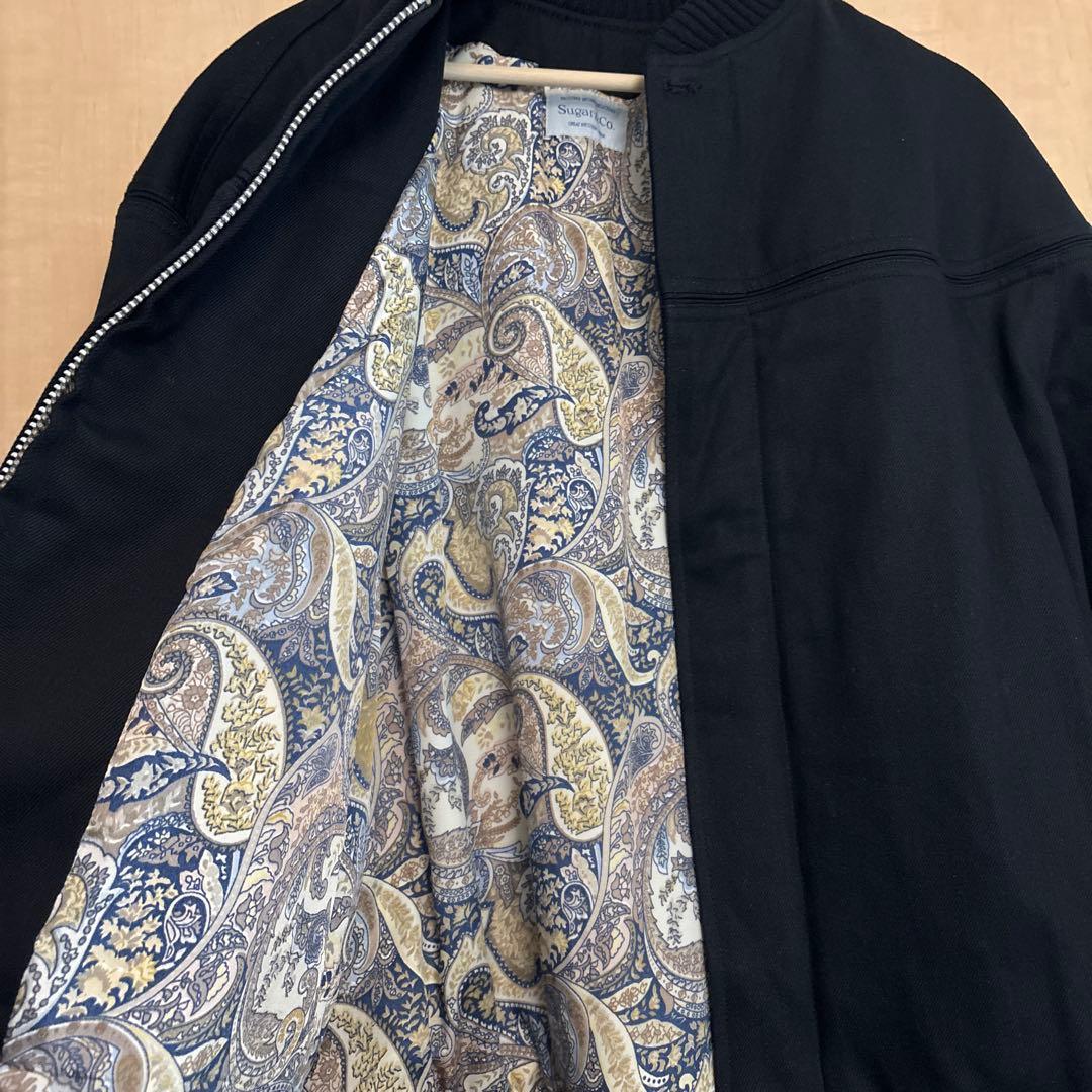 ky　sugar&co ブルゾン ワークジャケット MA-1 ノーカラー