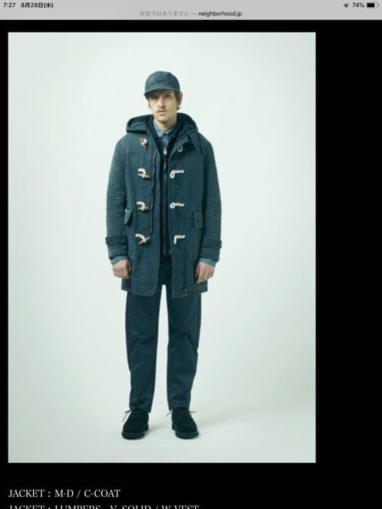 Neighborhood ダッフルコート オリーブ M