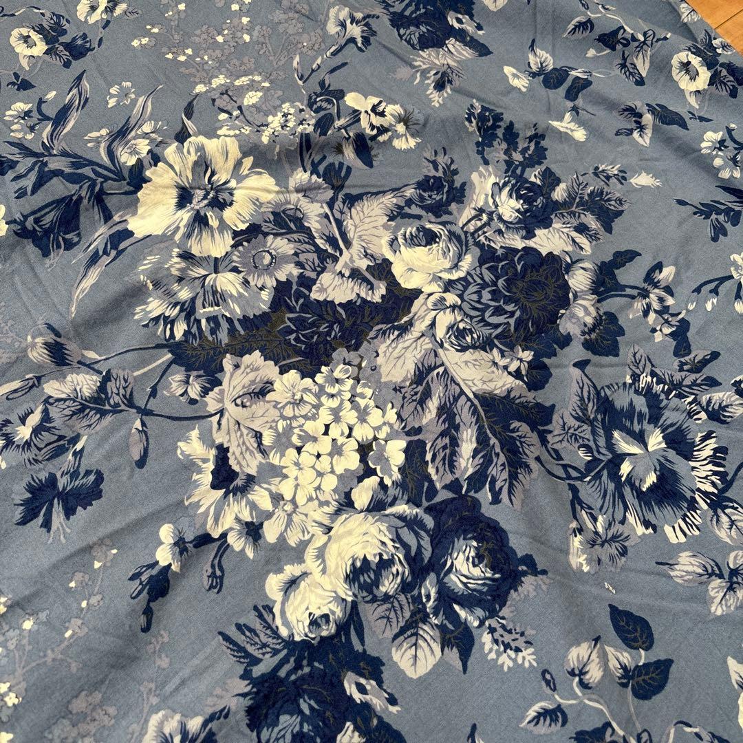 Ralph Lauren  ブルー　花柄　掛け布団カバー　シングル