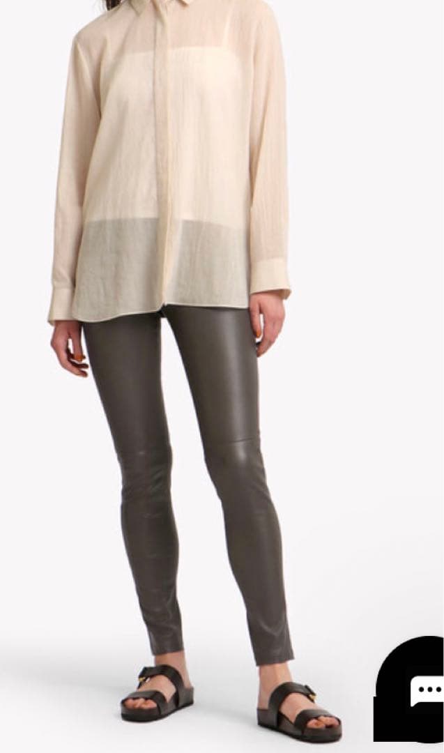 【Theory】セオリー　レザーレギンスパンツ