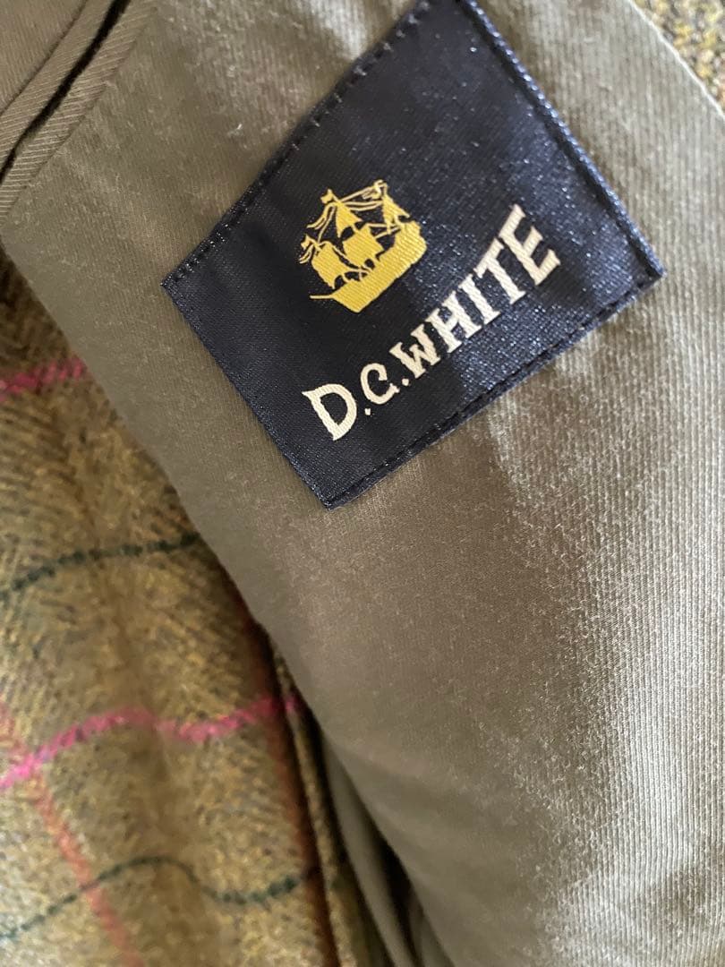 美品　D.C. WHITE HACKING JACKET ウインドウペン/46