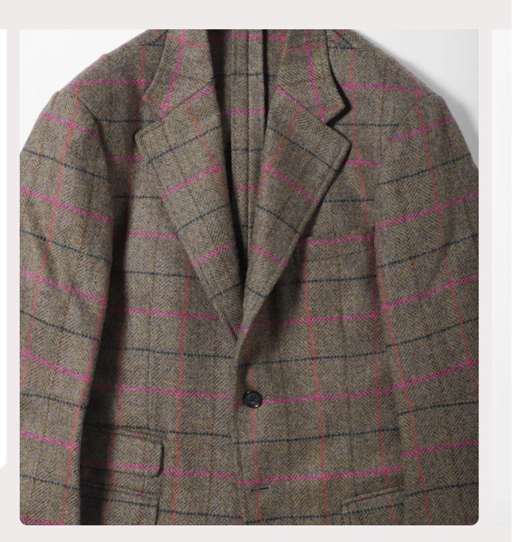 美品　D.C. WHITE HACKING JACKET ウインドウペン/46