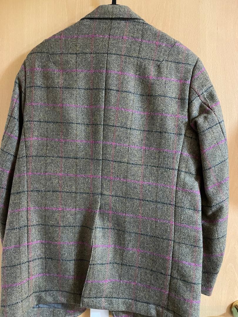 美品　D.C. WHITE HACKING JACKET ウインドウペン/46