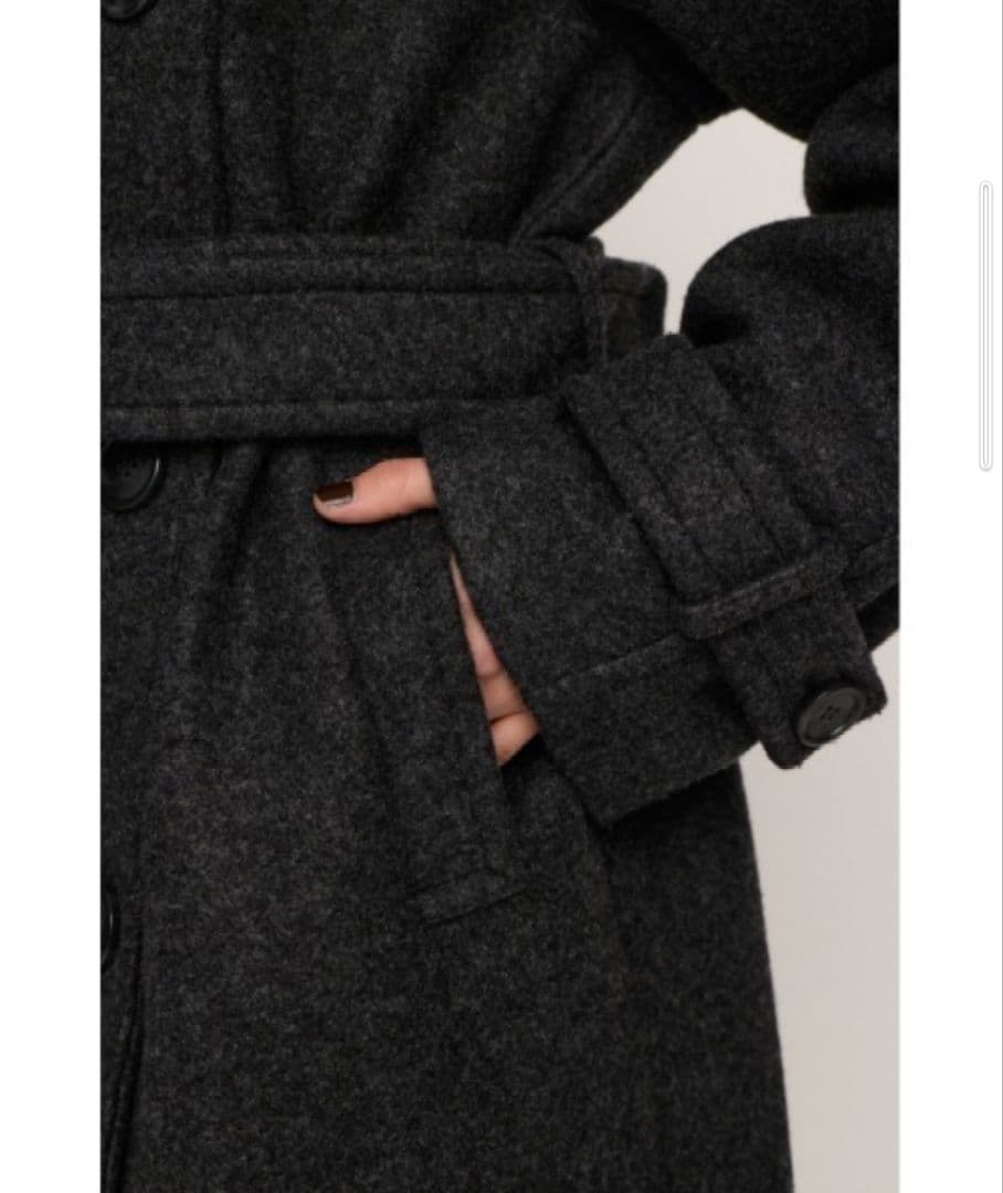 スタンドネック ミディコート - SLY