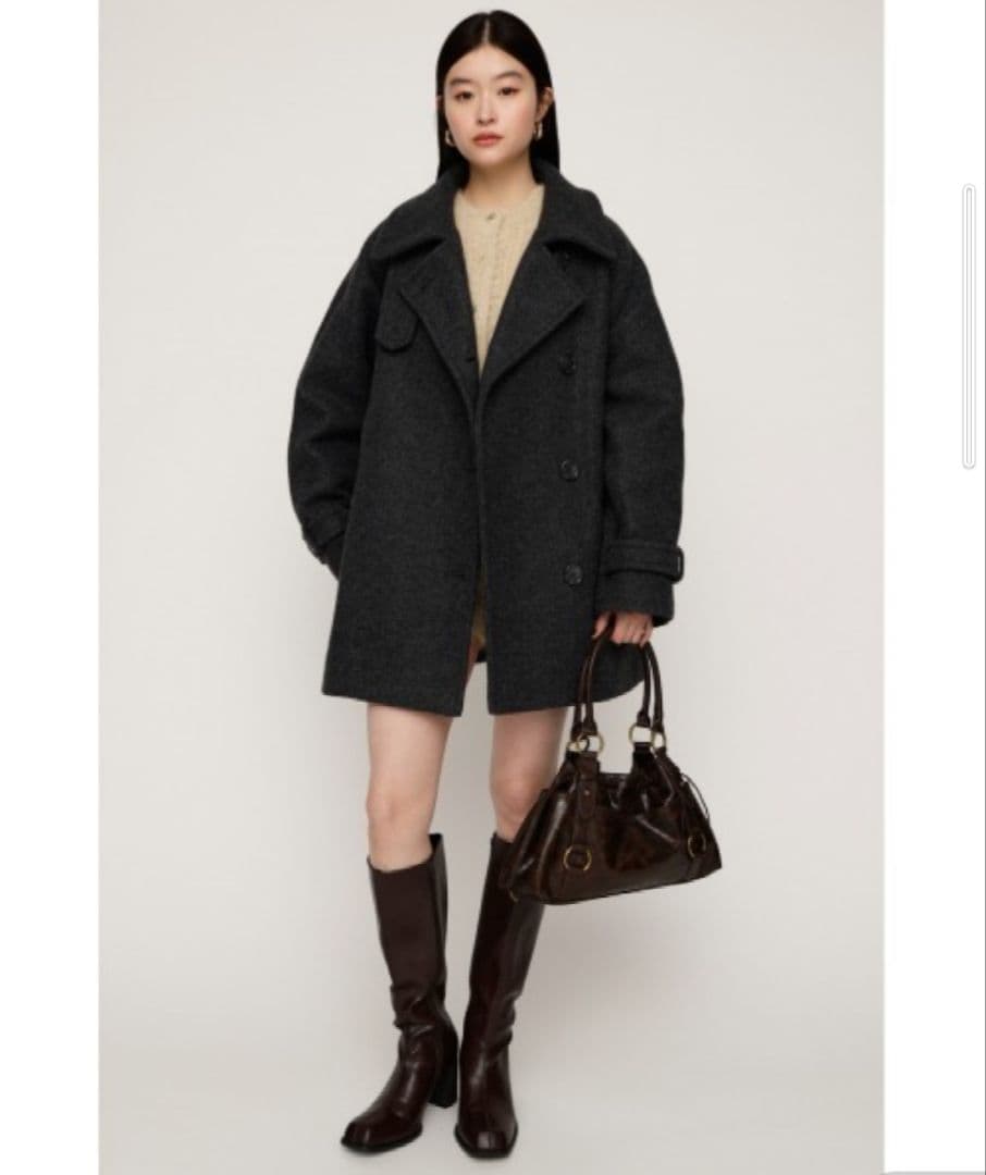 スタンドネック ミディコート - SLY