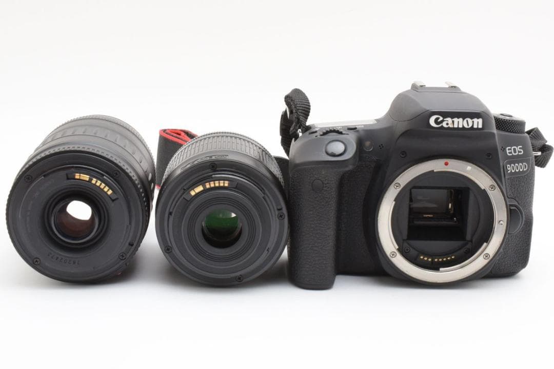 良品　2916ショット　EOS 9000D ダブルズーム フィルム/SD64GB