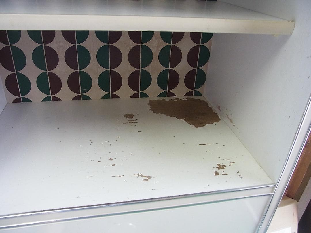 あ*ひ様 アーチ窓　レトロポップ　食器棚　飾り棚　陳列棚　傷汚れあり　昭和家具