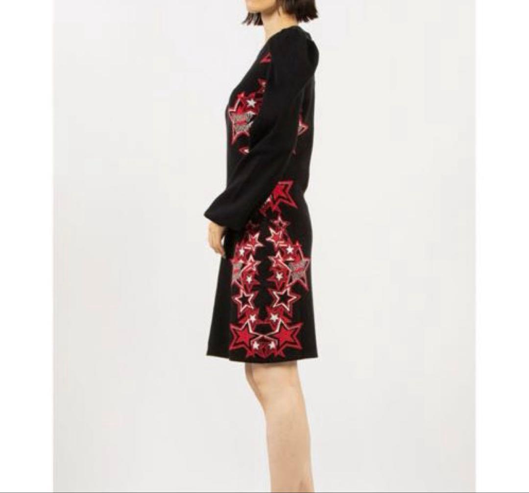 【新品】デニーローズ DENNY ROSE スタージャガードニットワンピース