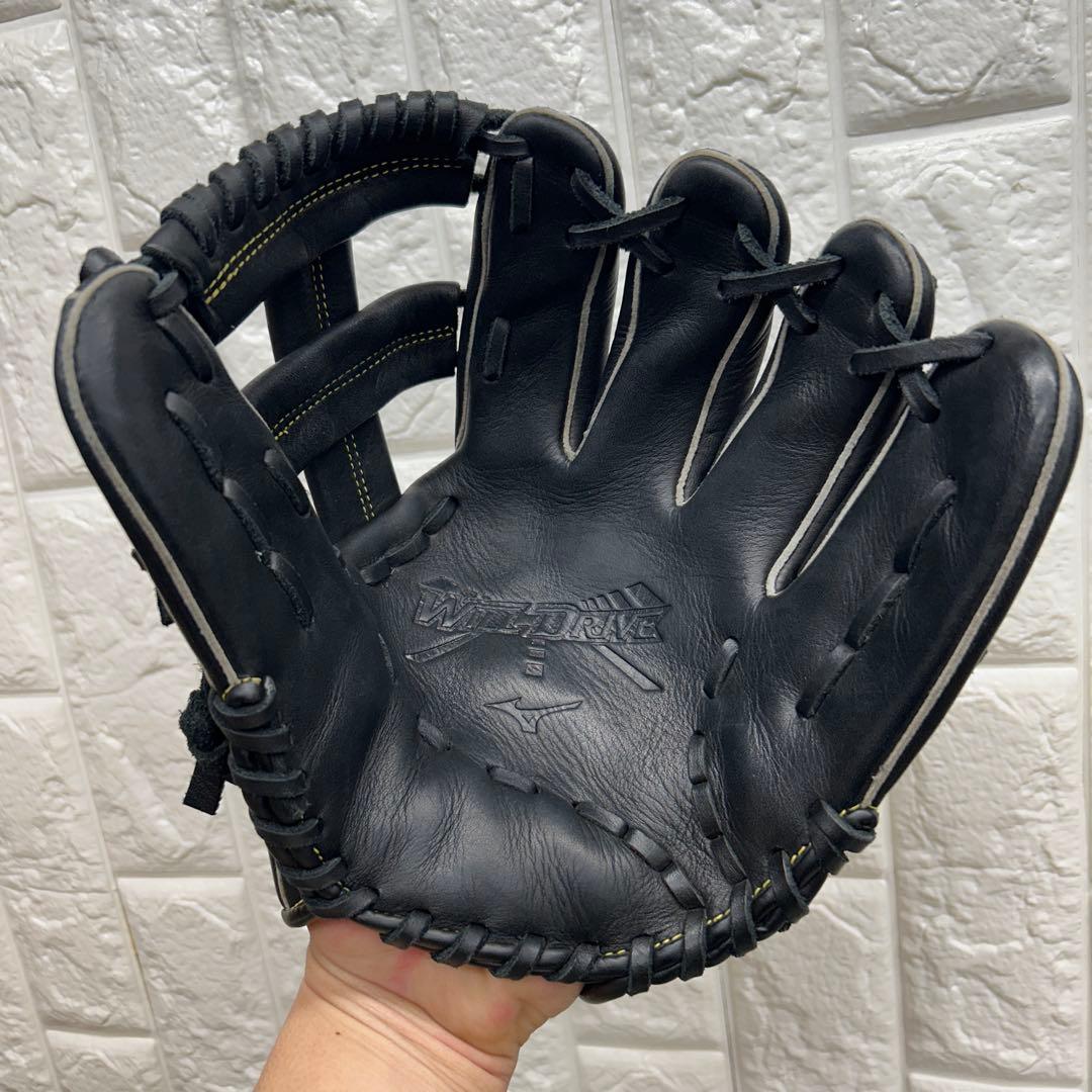 【美品】野球 グローブ 軟式 少年野球 ミズノ 内野手 外野手 ウィズドライブ