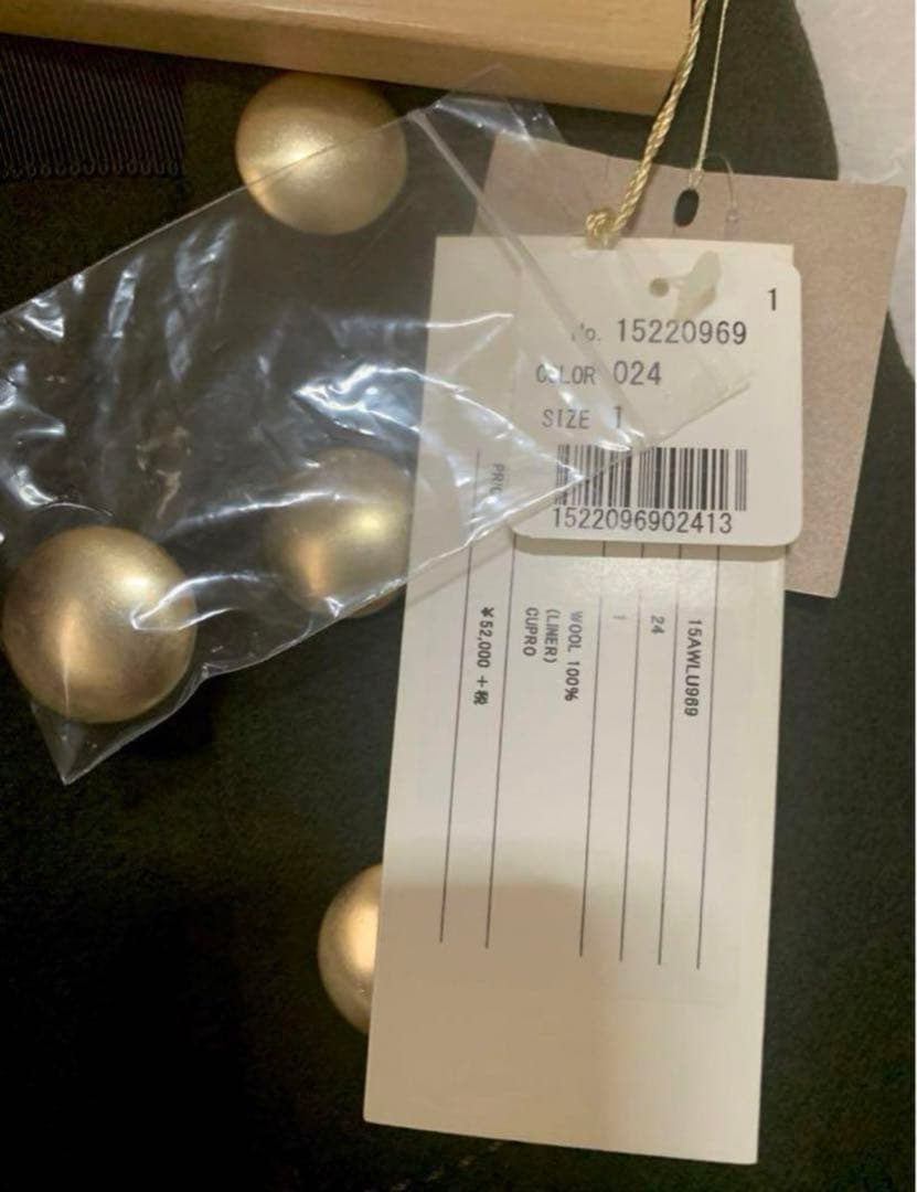 sacai luck サカイラック メルトンショートパンツ　カーキ