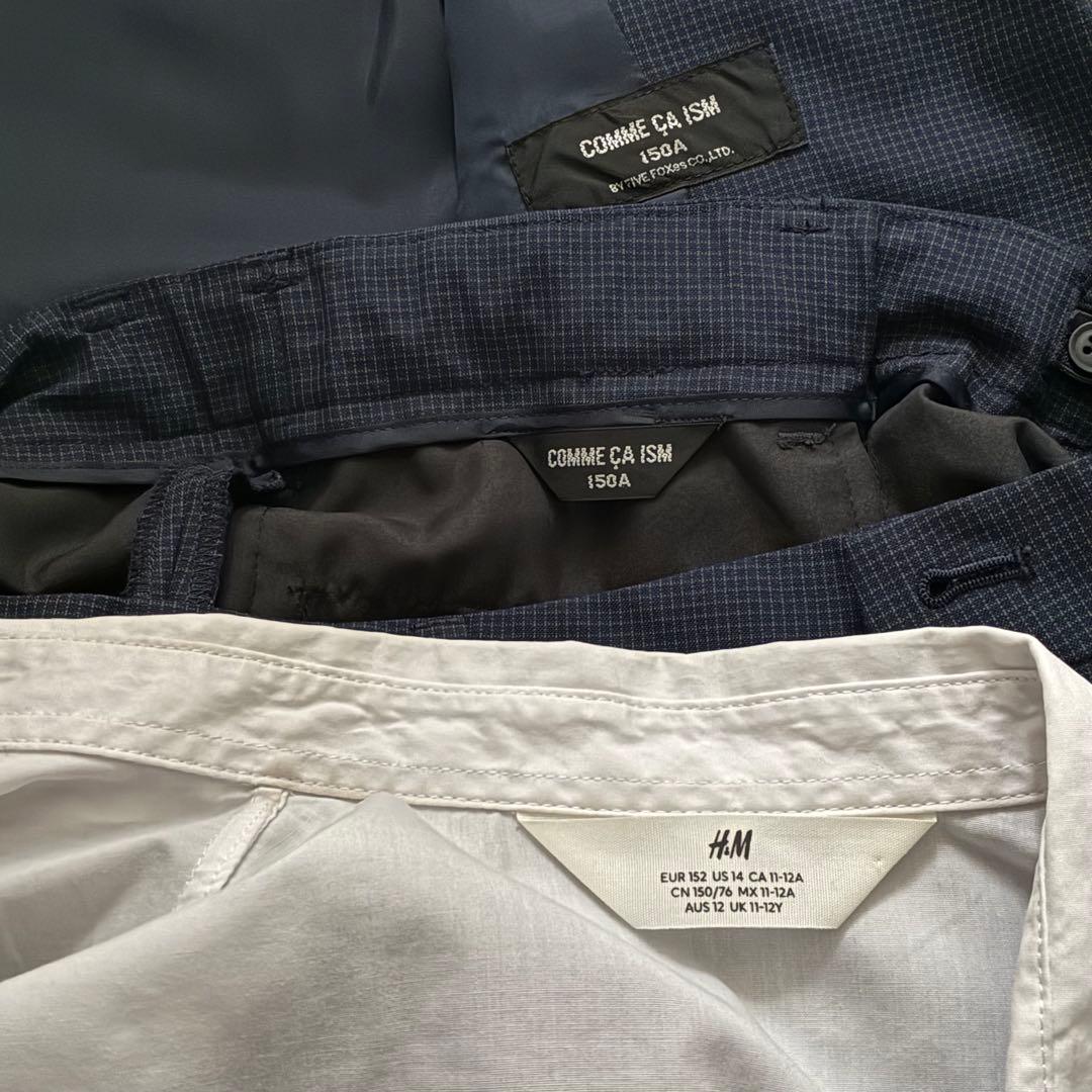 ☆★コムサイズム 150cm スーツ★☆ シャツ＆ネクタイのおまけ付き！