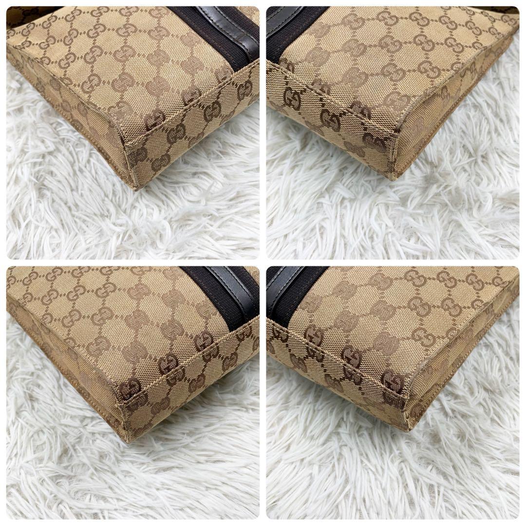 【✨極美品✨】グッチ ワンショルダーバッグ ジャッキー GGキャンバス ベージュ