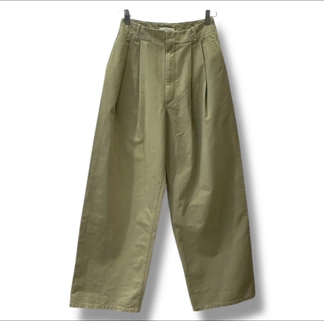 プラージュ　チノパン ベージュ　2タック　plage