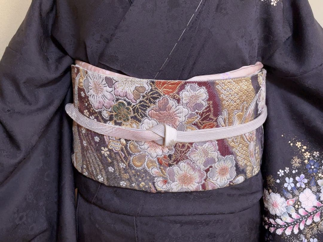 【専用】新品未使用 翠山工房 最高級 訪問着 袋帯 長襦袢 3点セット 辻が花