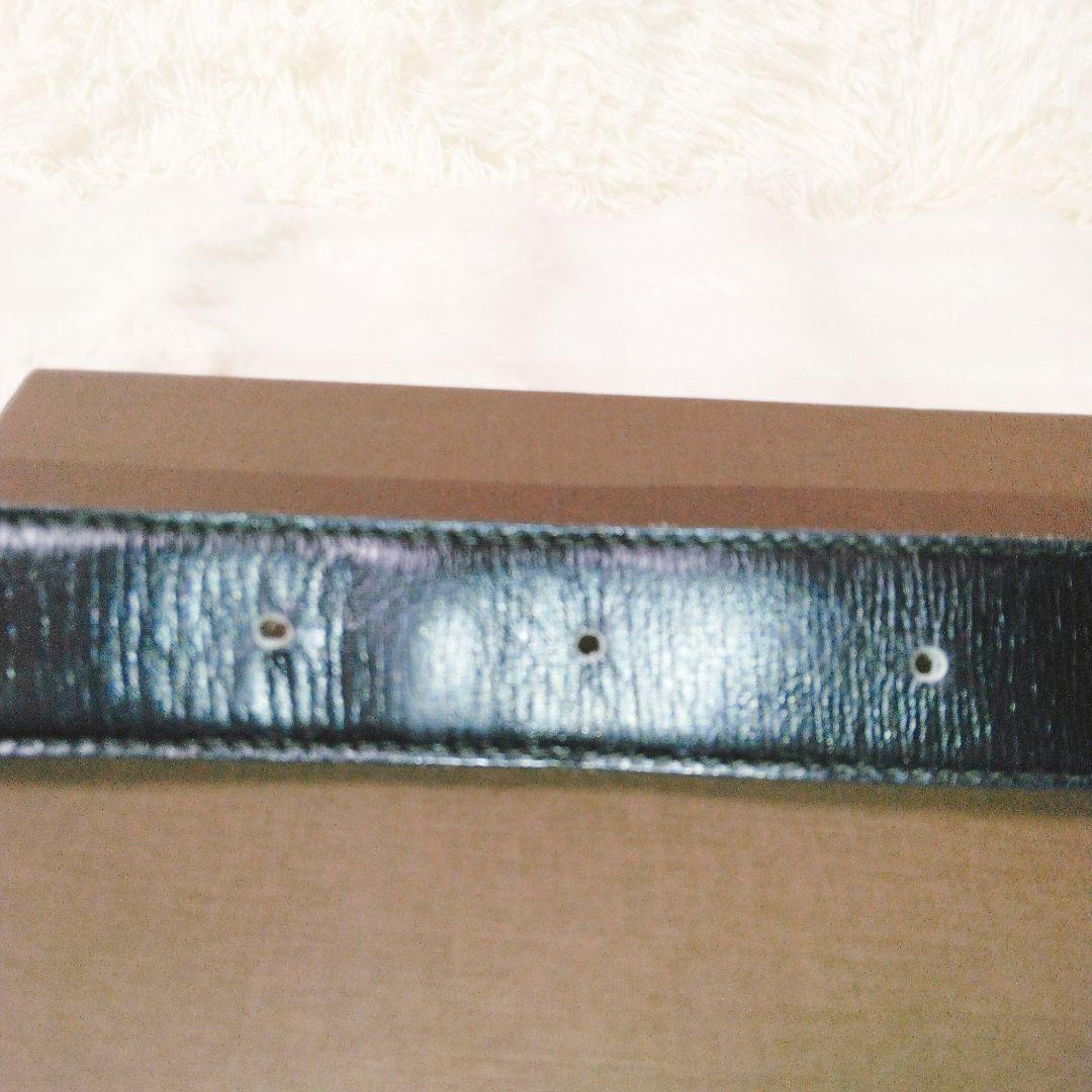 【美品】LOEWEアナグラム　ベルトレディース　ゴールドバックル　レザー