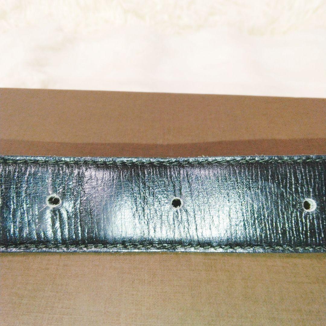 【美品】LOEWEアナグラム　ベルトレディース　ゴールドバックル　レザー