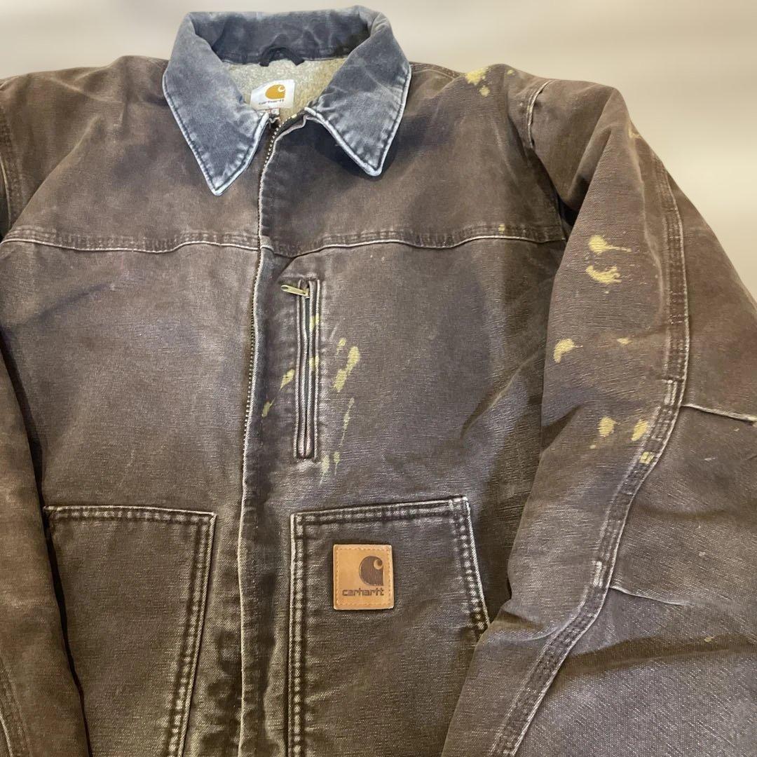 み*5様 メキシコ製Carhartt トラディショナルジャケット ダークブラウン