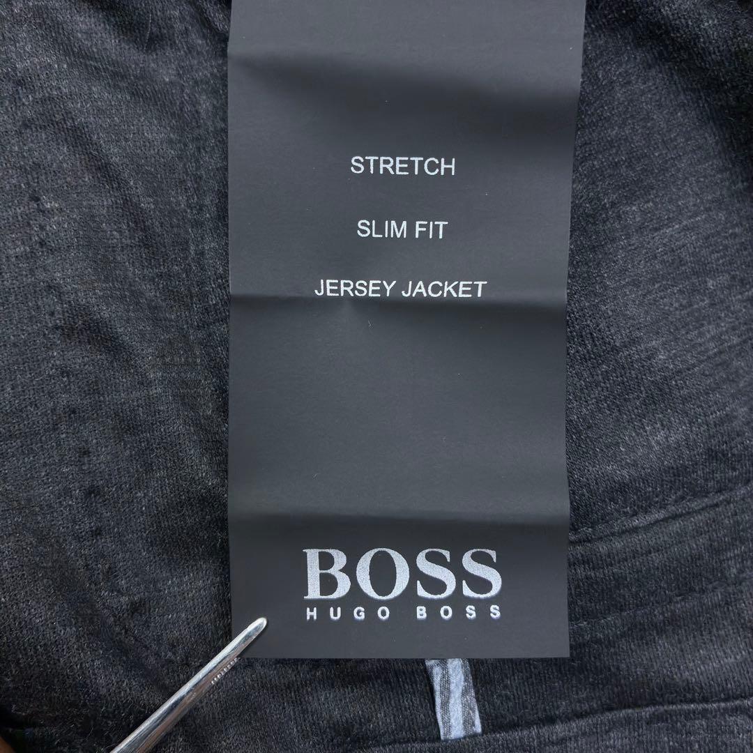 美品　近年モデル　ヒューゴボス　ジャージージャケット　ストレッチ　パイピングXL