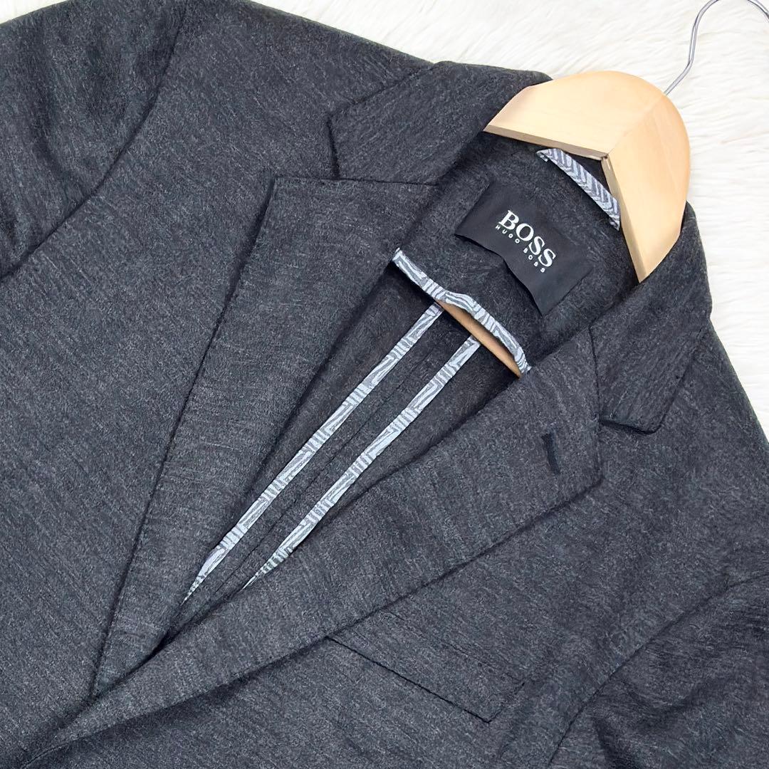 美品　近年モデル　ヒューゴボス　ジャージージャケット　ストレッチ　パイピングXL