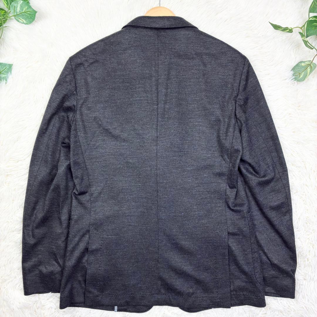 美品　近年モデル　ヒューゴボス　ジャージージャケット　ストレッチ　パイピングXL