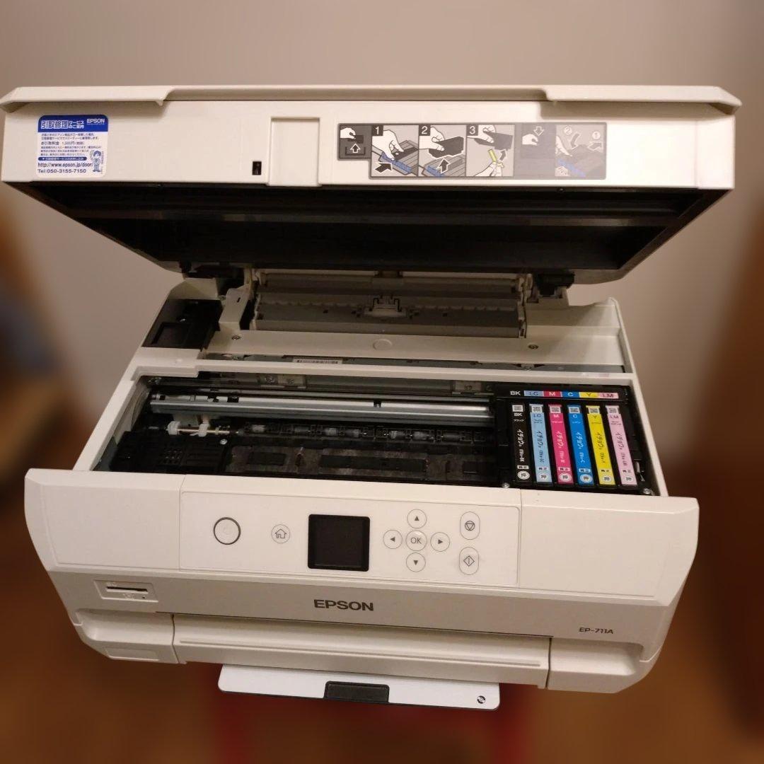 [ジャンク品] EPSON EP-711A インクジェットプリンター 本体