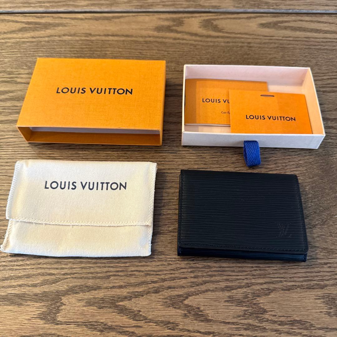 極美品 鑑定OK! LOUIS VUITTON 名刺入れ エピ 未使用 正規品
