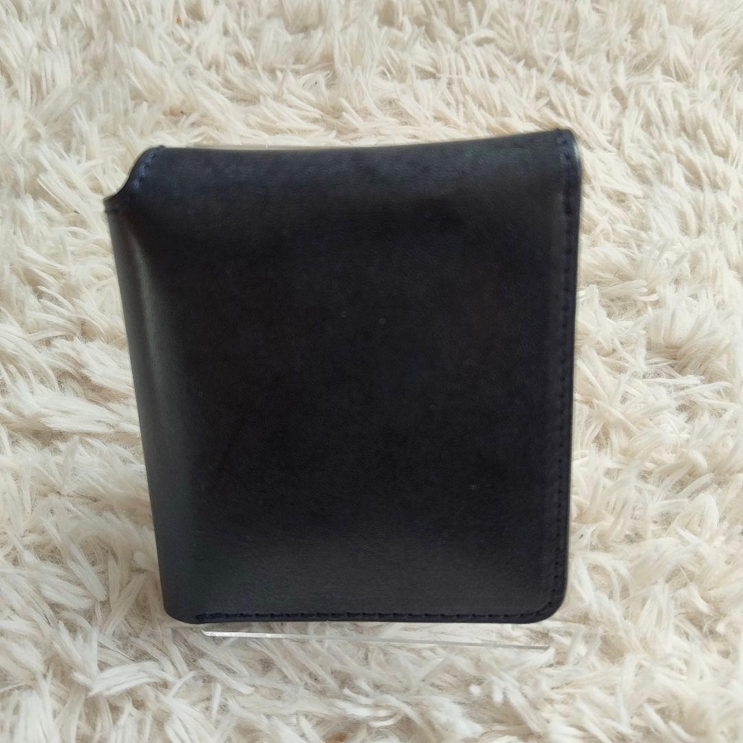 Hender Scheme/エンダ―スキーマ wallet 二つ折り ネイビー