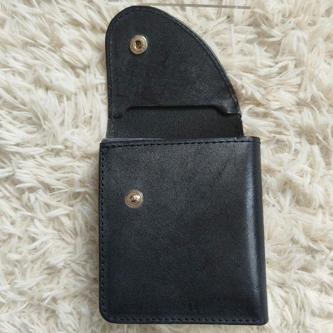 Hender Scheme/エンダ―スキーマ wallet 二つ折り ネイビー