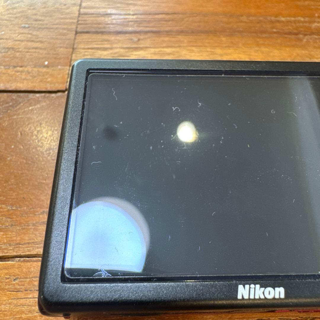 Nikon COOLPIX S6200 レッド　美品　動作確認済み　デジカメ