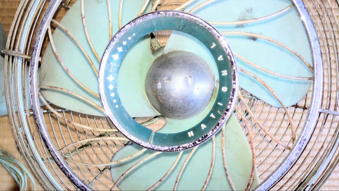 「大切に保管していました。」時を重ねた扇風機 ／味わいのある扇風機／癒し 満載