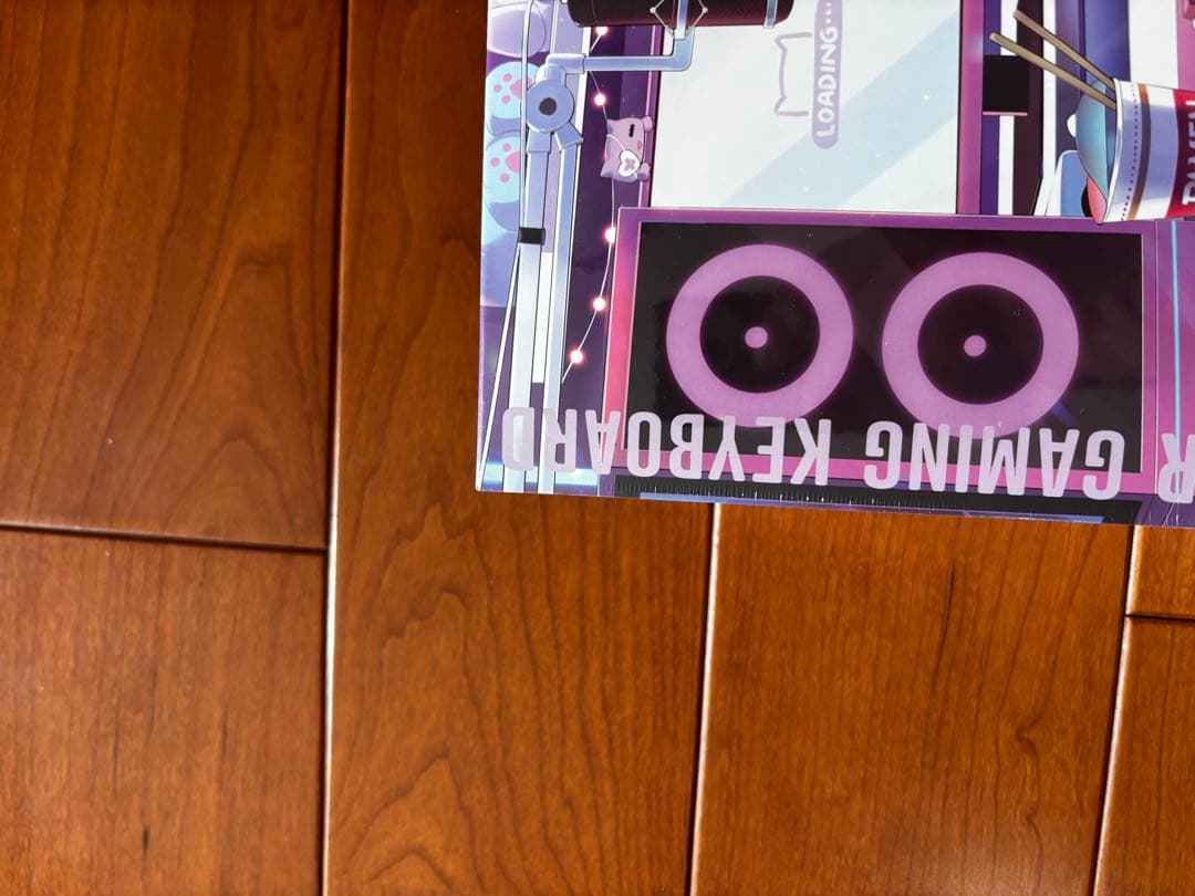 VSPRO GEAR ゲーミングキーボード　ぶいすぽ　紫宮るな