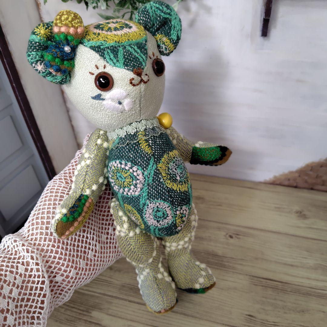 ミナペルホネン＊ハンドメイド＊ぬいぐるみ＊テディベア＊79