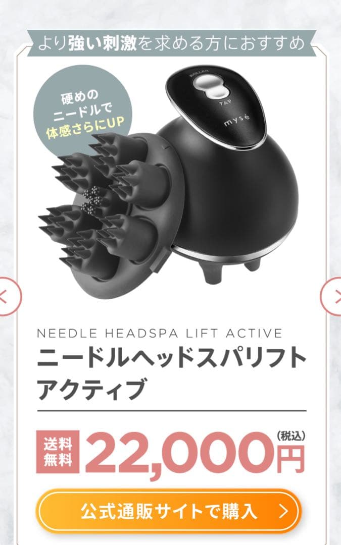 ニードルヘッドスパシリーズ ブラック　アクティブ