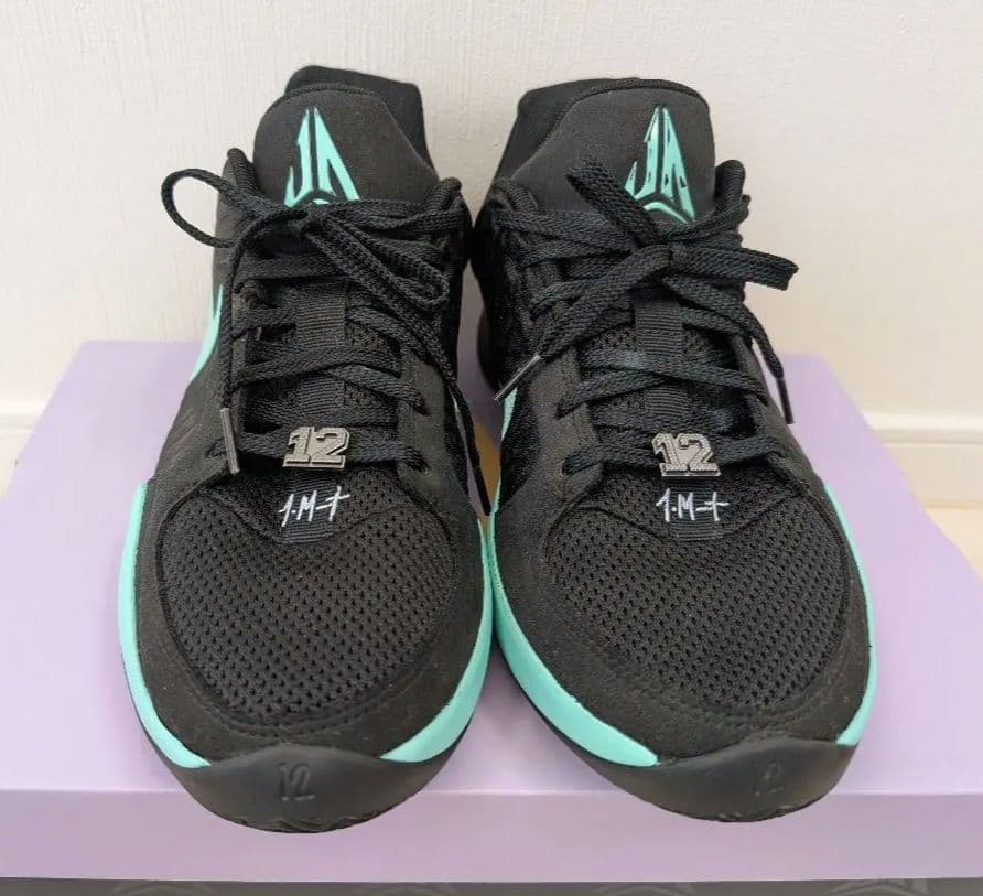 Nike JA2 バスケシューズ 黒/ティファニーブルー　28cm