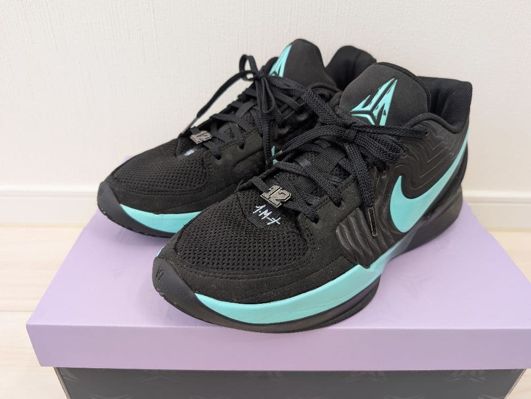 Nike JA2 バスケシューズ 黒/ティファニーブルー　28cm