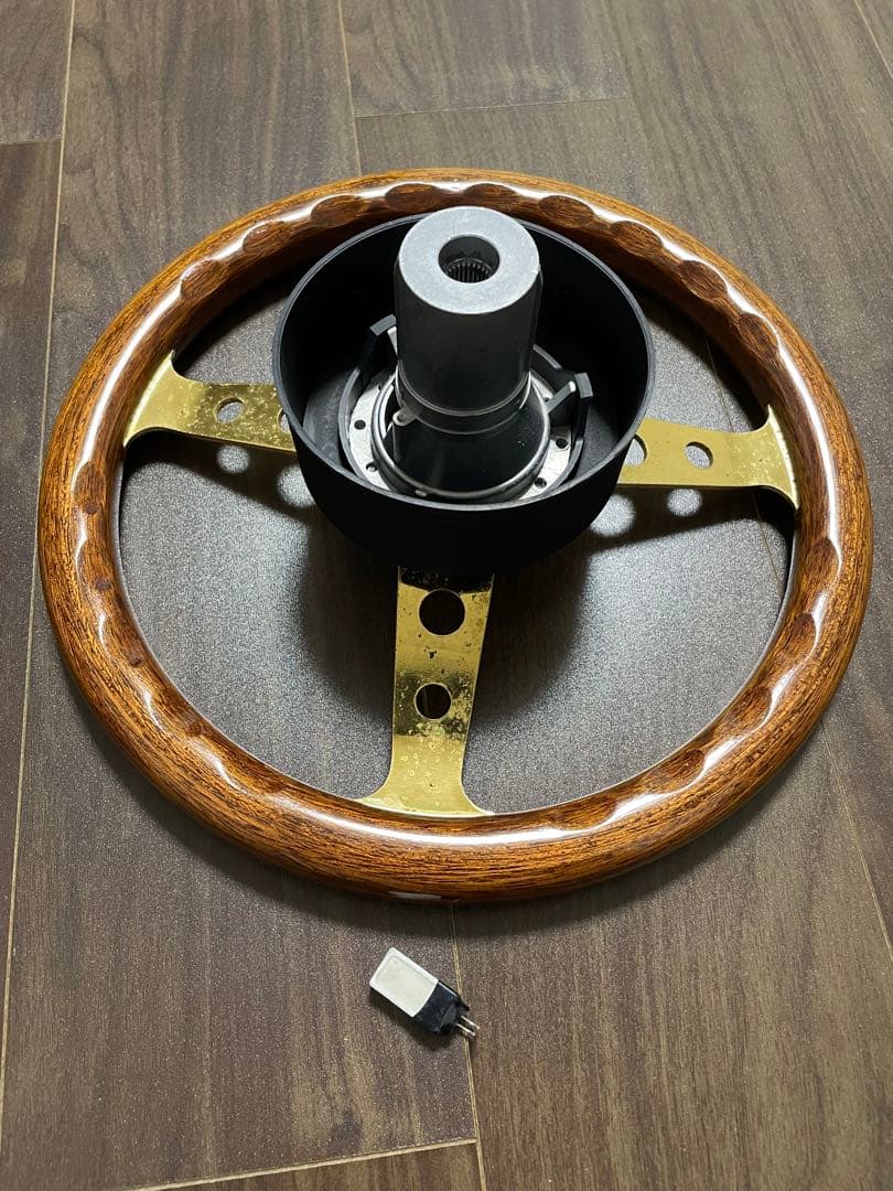 エブリィ　DA64 ステアリング&ボス　キャリー LE MANS ウッド33パイ