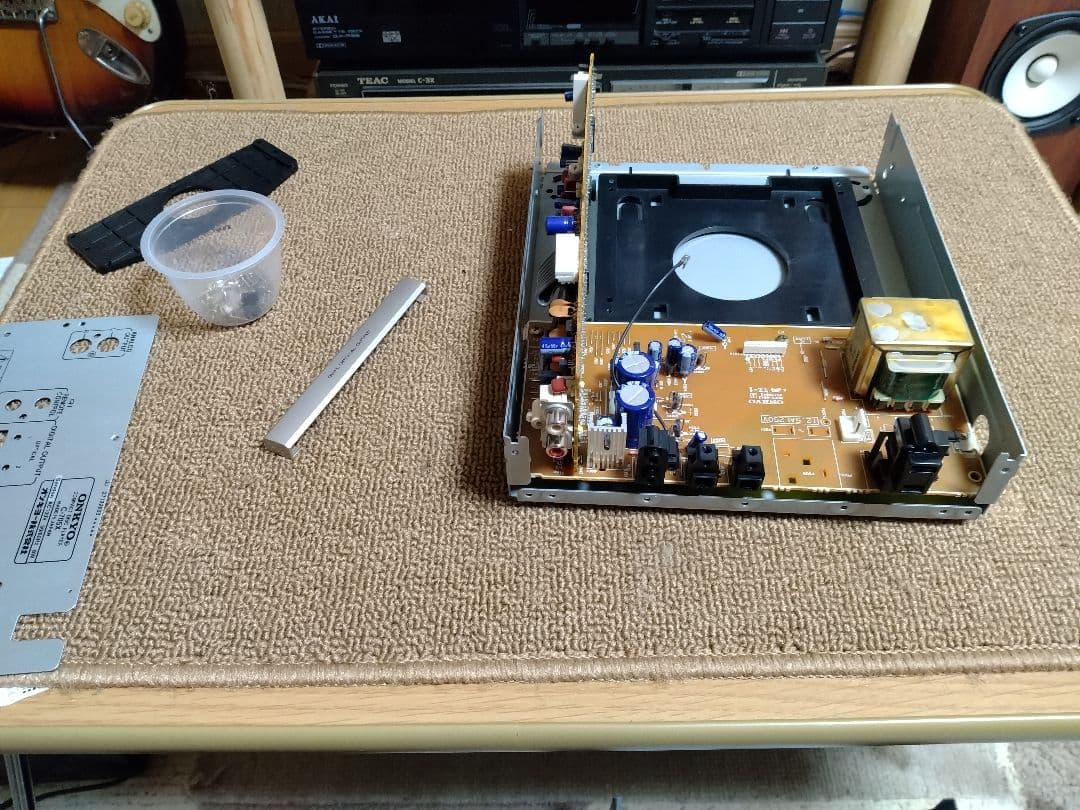 美品 ! メンテ済 ONKYO C-705X CDプレーヤー ピック＆ベルト交換