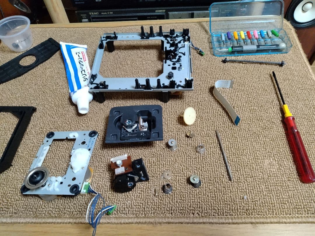 美品 ! メンテ済 ONKYO C-705X CDプレーヤー ピック＆ベルト交換