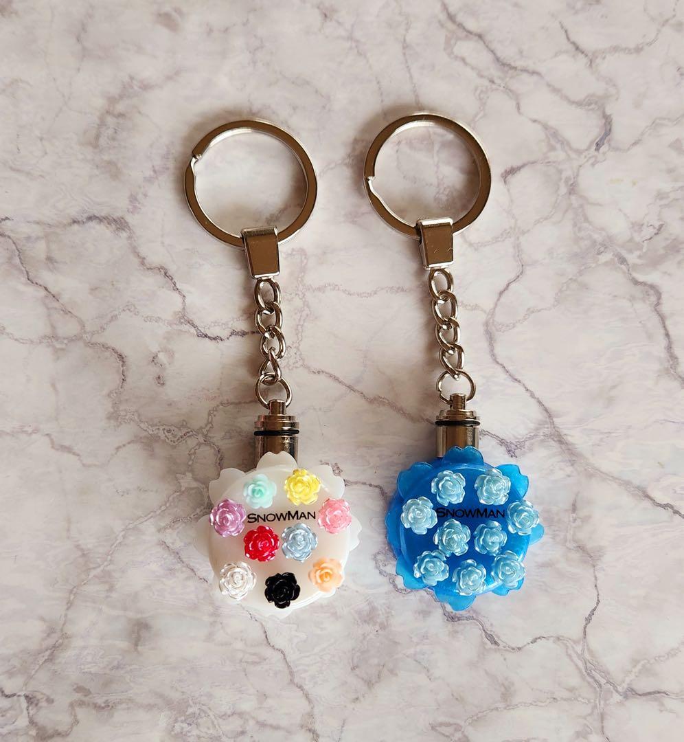 ミヤ　Man 箱推し　フラワー入り光る　キーホルダー　推し活