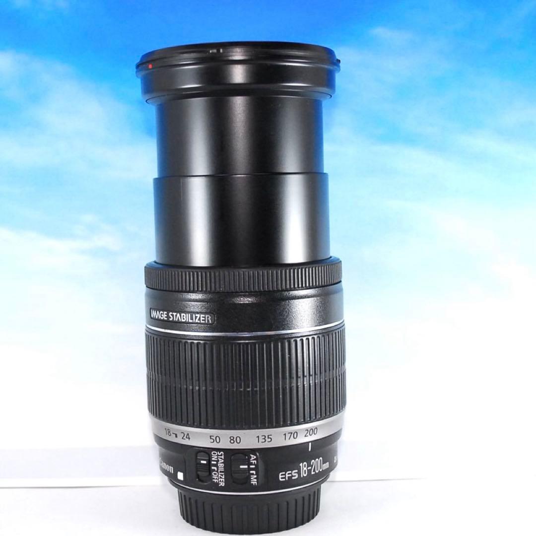 ❤️1本で持ち運び楽々❤️Canon EF-S 18-200mm IS 高倍率レンズ