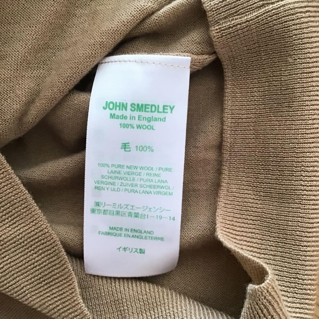 JOHN SMEDLEY ハイゲージベージュタートル　サイズS